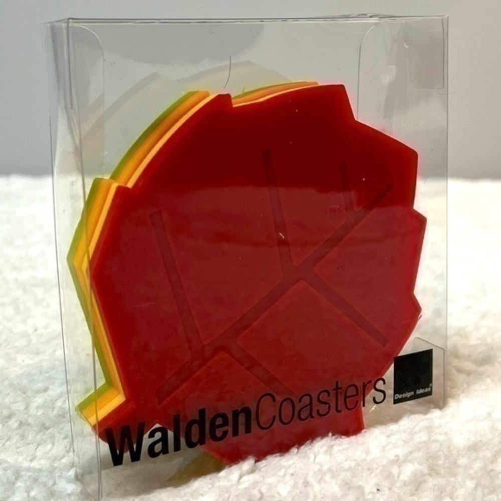 Design Ideas Walden Leaf Coasters Set of 4